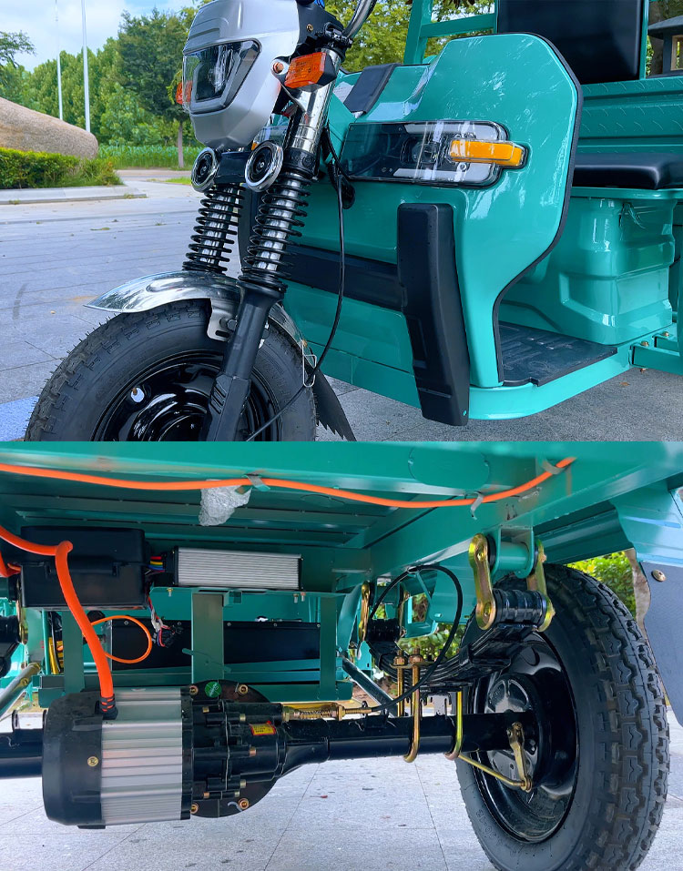 Front and Rear Double Drum Brakes