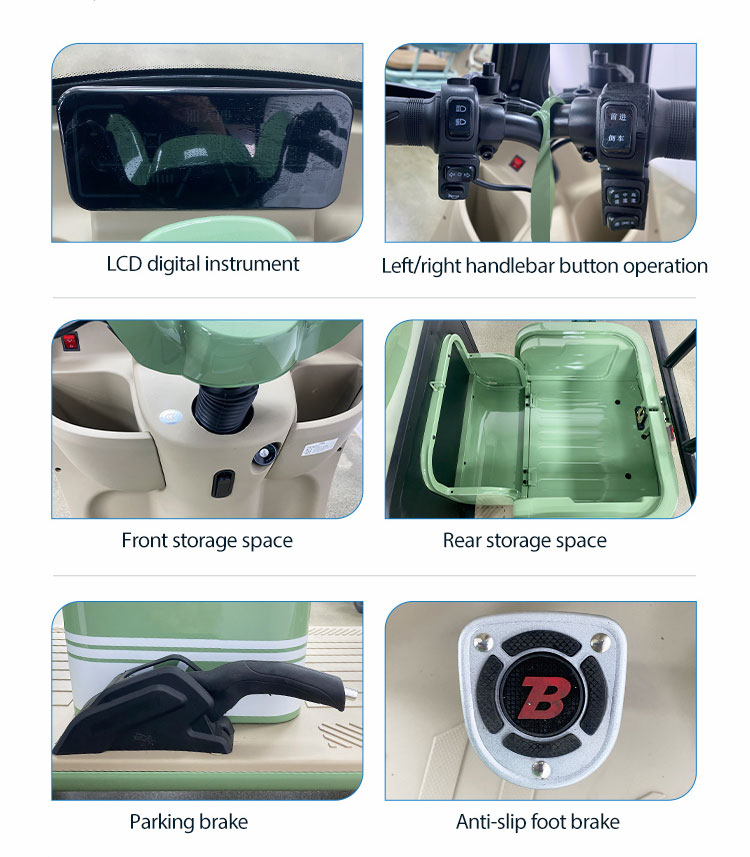 electric trike passenger with passenger seat